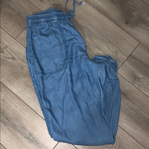 🌻Denim Lenin type Pants - Picture 1 of 5
